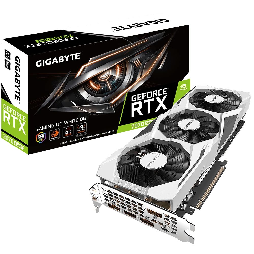 Gigabyte GeForce® RTX 2070 SUPER GAMING OC WHITE 8G